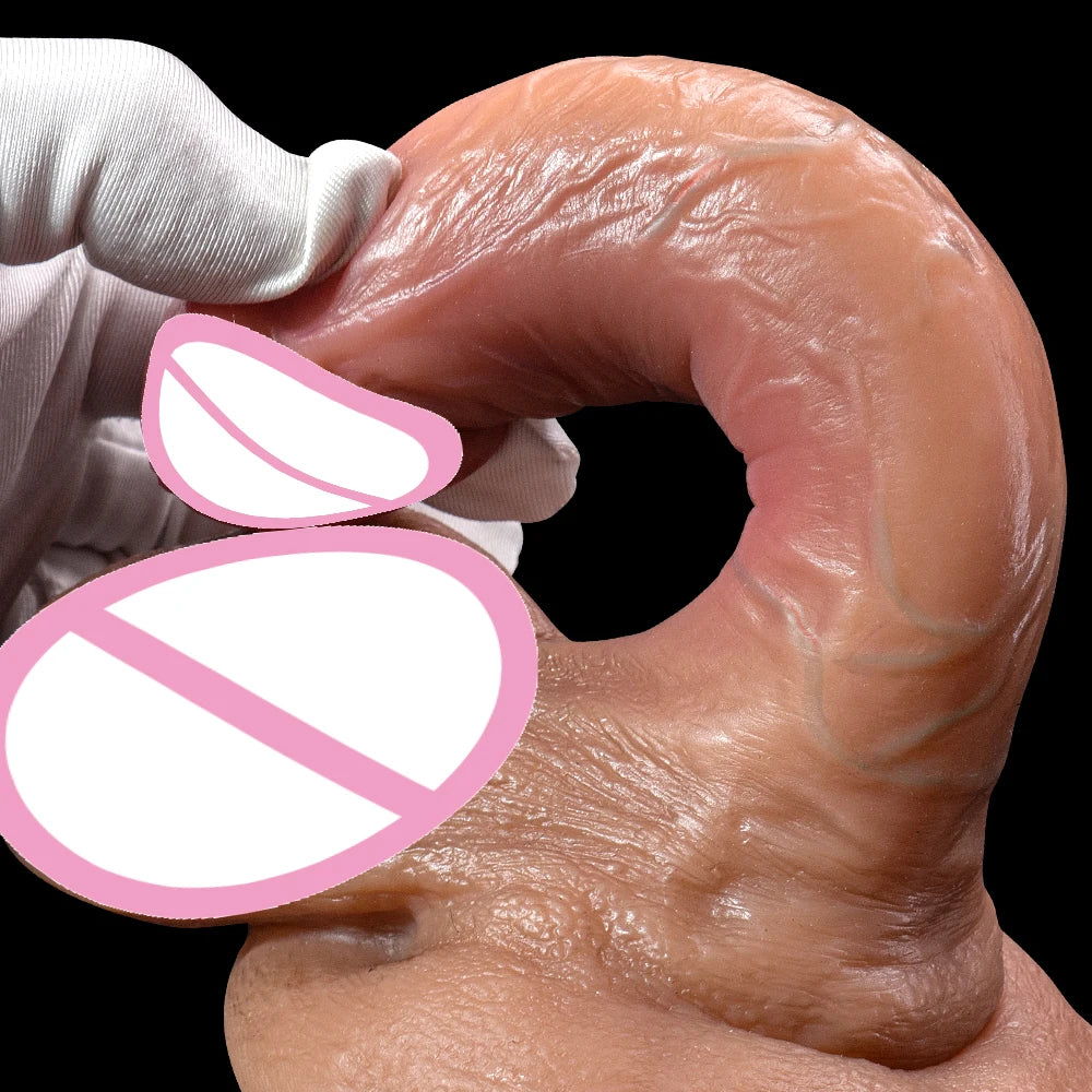 XXL soft Skin Feel Realistic Dildo Adult Sex Toys for Women Big Suction Cup Soft Double Silicone Masturbators Penis Dick Dildo