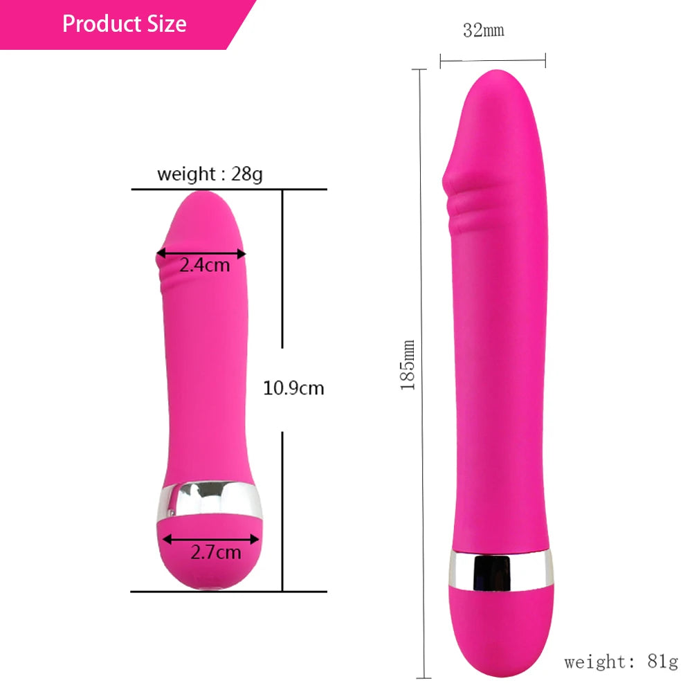 Juguetes sexuales para mujer Vibrador AV Consolador realista Mini vibrador Punto G erótico Varita mágica Tapón anal Vibración Masturbador lésbico