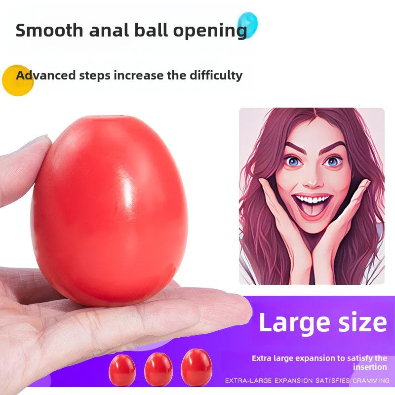 Huge Dragon Eggs Butt Plug Anal Pull Beads Oviposition Trainer Lay-Eggs Vaginal/Prostate Birth Experience Sex Toys