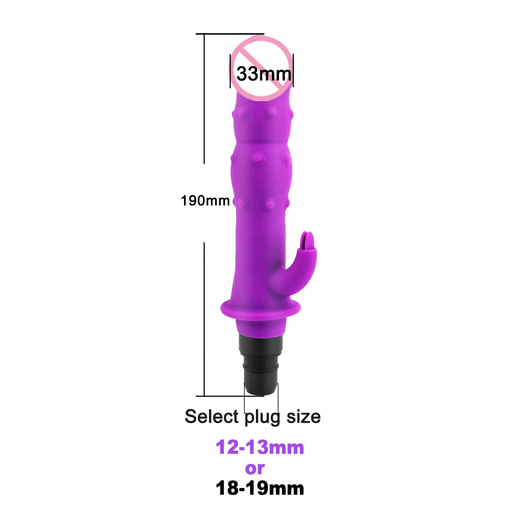 XFOX Adult Massage Gun Head for Women Sex Machine Dildo Dick Vaginal Vibrator Strike Sex Toy Fascial gun Crystal Head