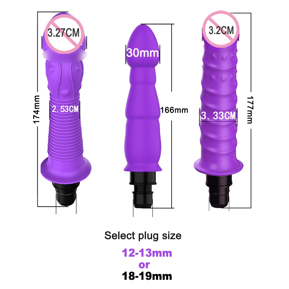 XFOX Adult Massage Gun Head for Women Sex Machine Dildo Dick Vaginal Vibrator Strike Sex Toy Fascial gun Crystal Head