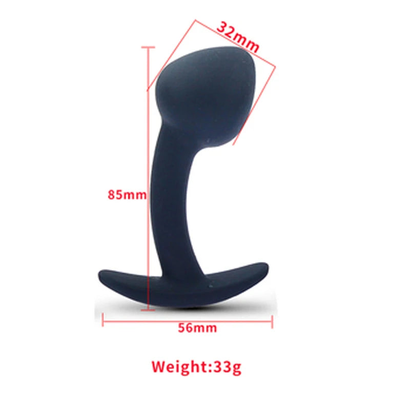 Prostate Massage Penis Fake Insert G Spot Unisex Toy for Man Women Silicone Anal Butt Plug Wearable Stimulation Ball Dildo 18+