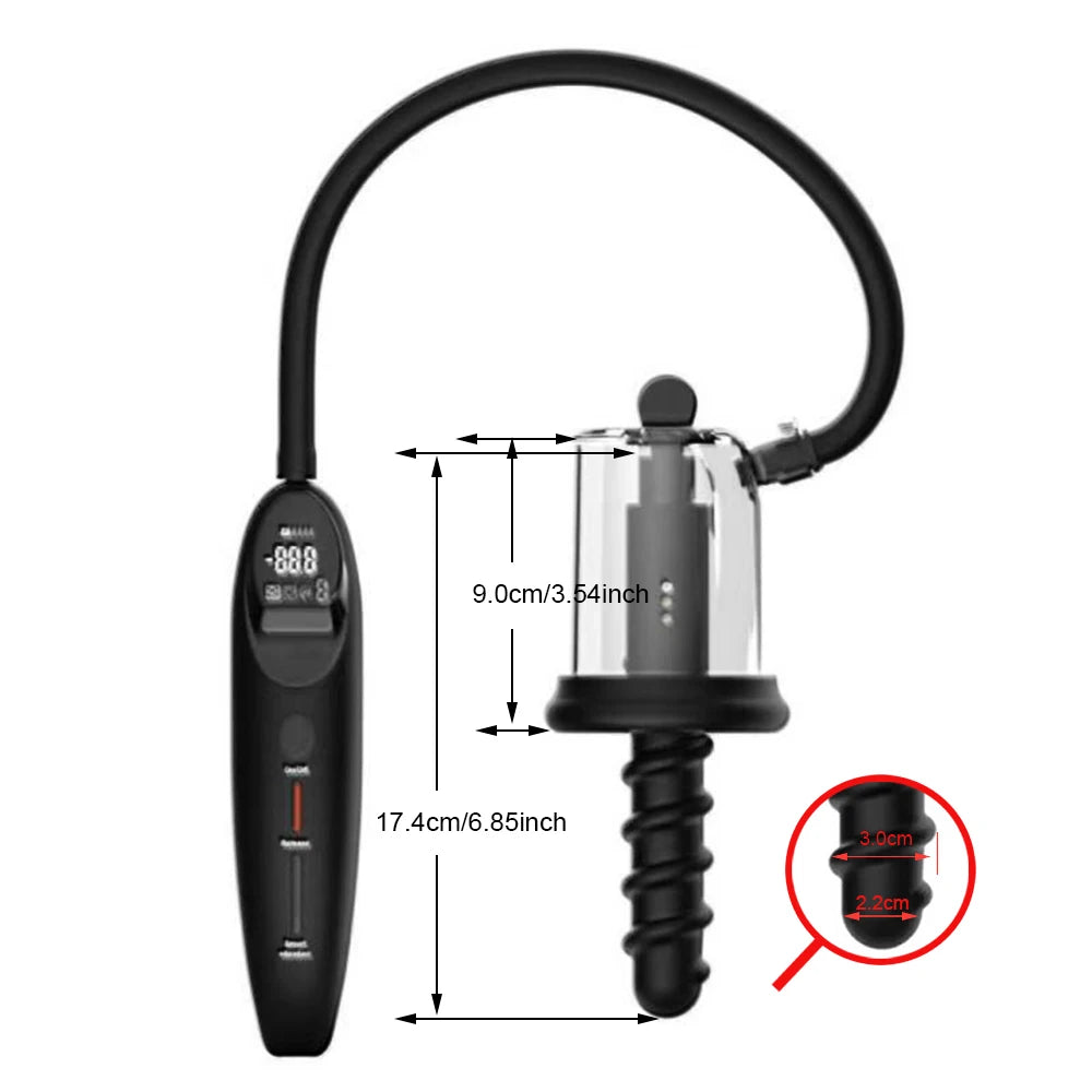 Electric Vibration Sucking Anus Rosebud Pump Male Anal Sex Toys Vibrating Butt Plug Vacuum Sucker Prostate massager For Men Tool