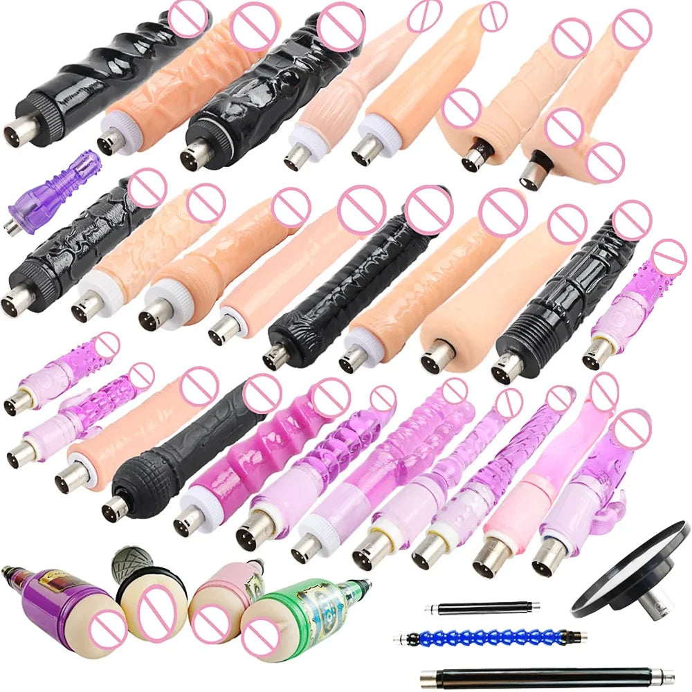 DTSUDU Entry-Level Sex Machine A2/F2/F3 Accessories 3XLR Accessories Dildos Suction Cup Sex Products For Women And Men Accessori