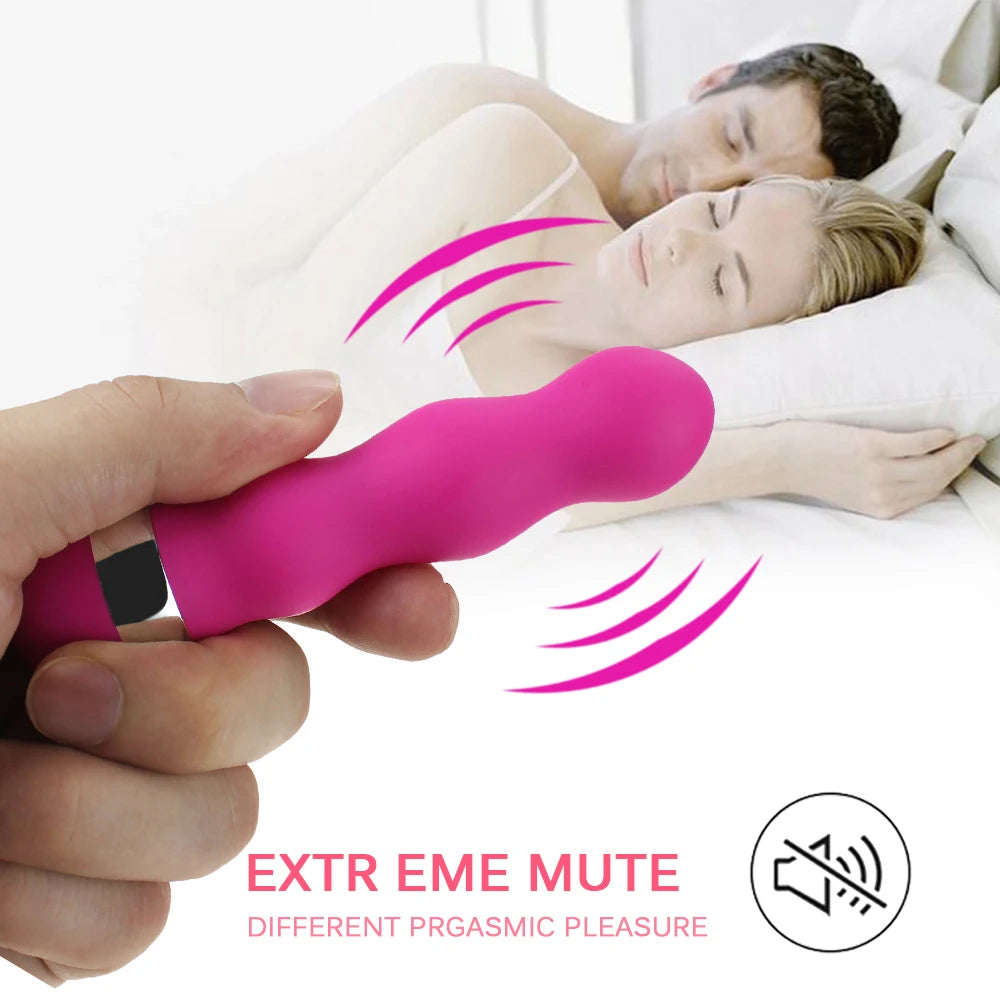 Juguetes sexuales para mujer Vibrador AV Consolador realista Mini vibrador Punto G erótico Varita mágica Tapón anal Vibración Masturbador lésbico