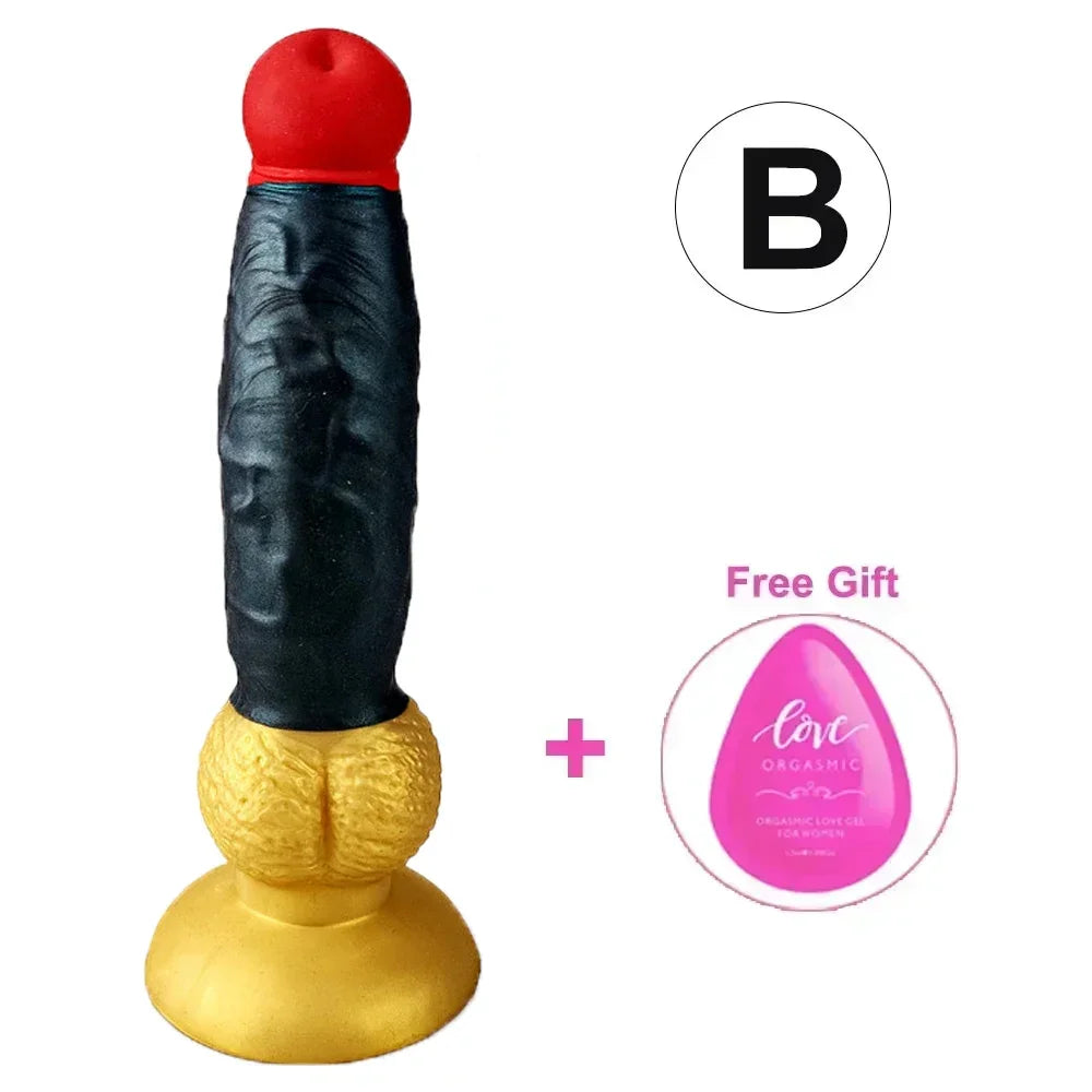 Realistic Dog Dildo Simulation Penis Animal Dildo Anal With Suction Cup Adult Toy Cheap Sex Toy For Woman Lesbian Strapon Dildo