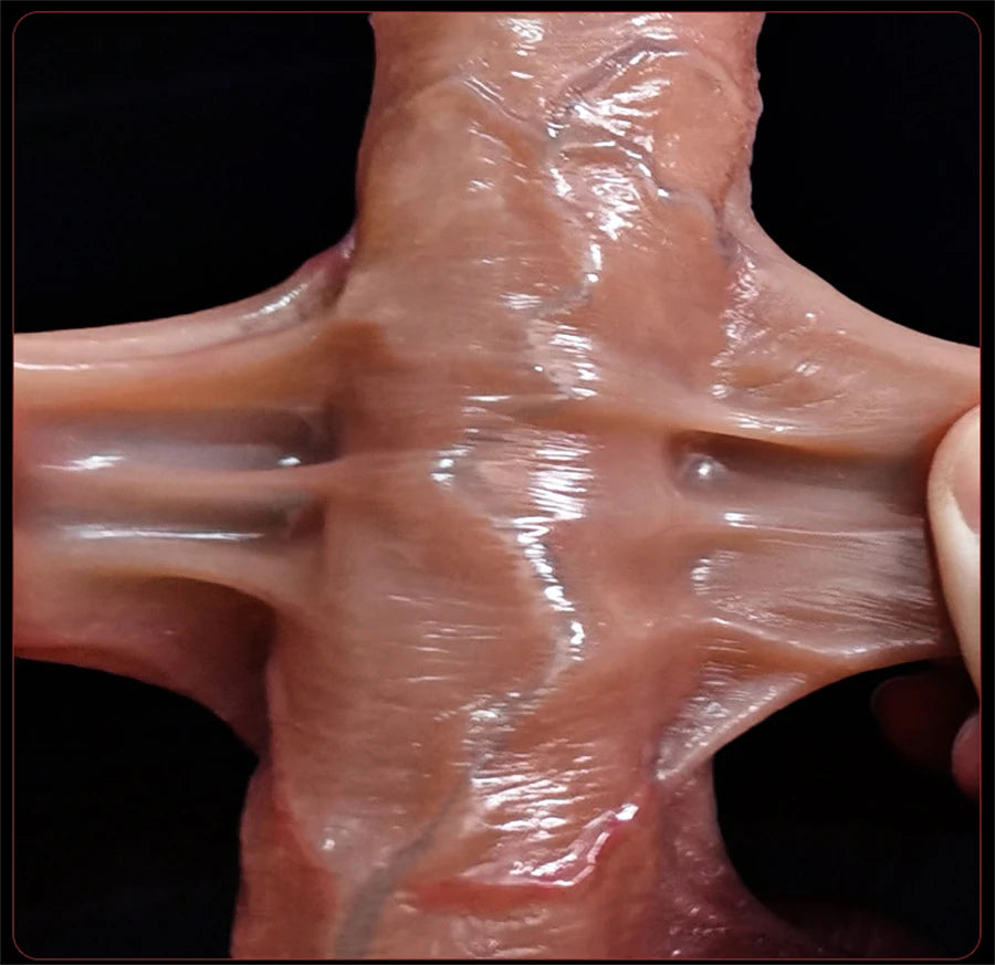 8.5in Realistic Penis for Women Foreskin Move Big Dick Huge Suction Cup Dildo Female Masturbator Adult Sex Toys Anal Stimulation