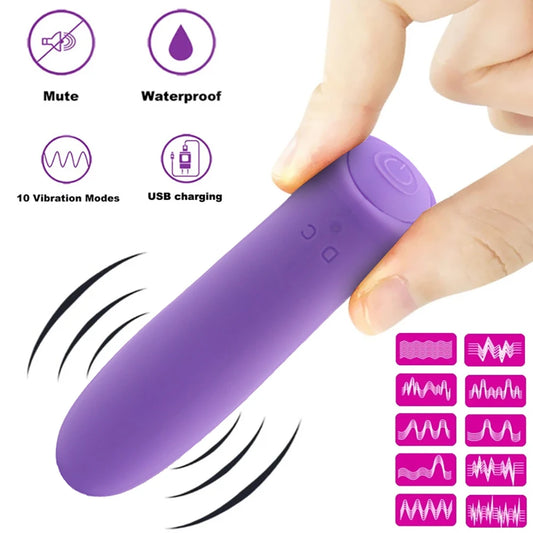 Luxury Mini Bullet Vibrator for Women Sex Toys G-spot Clitoris Stimulator Female Maturbator Vagina Vibration Adult Erotic Toys