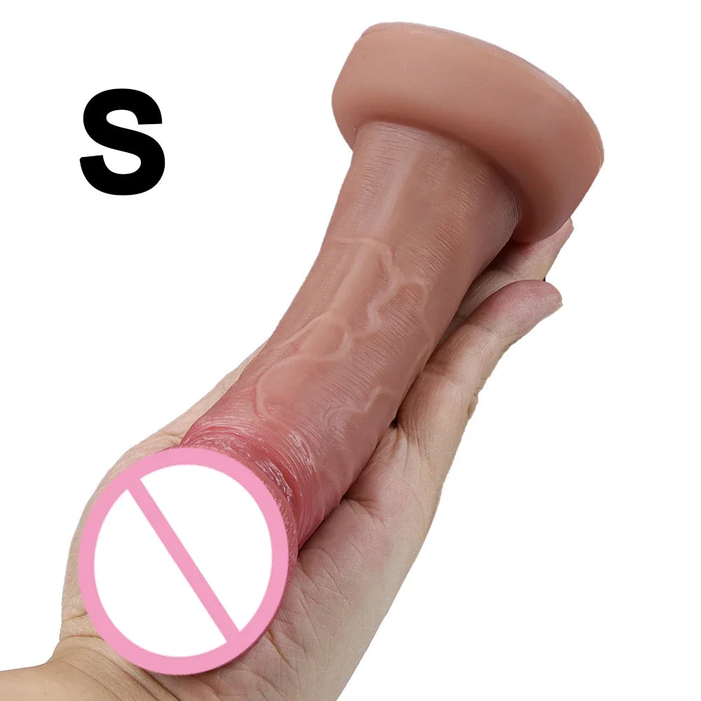 Skin Feeling Realistic Dildo Huge Penis Sex Toys for Women Big Glans with Suction Cup Female Masturbator Anal Adults Product 18