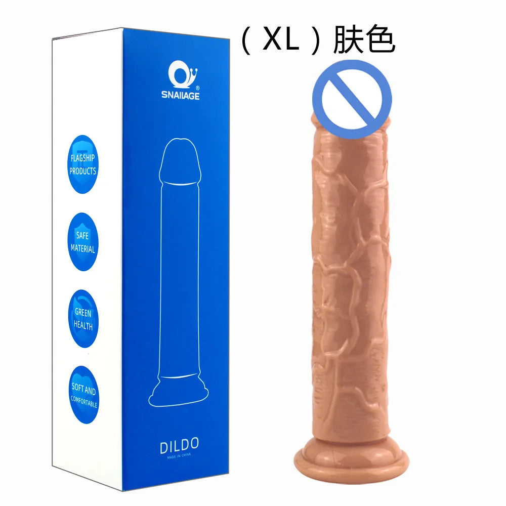 Jelly Dildo Realistic XXL Huge Long Penis TPE Butt Plug Female Vagina Stimulate Masturbation Sex Toy Woman Men Prostate Massage