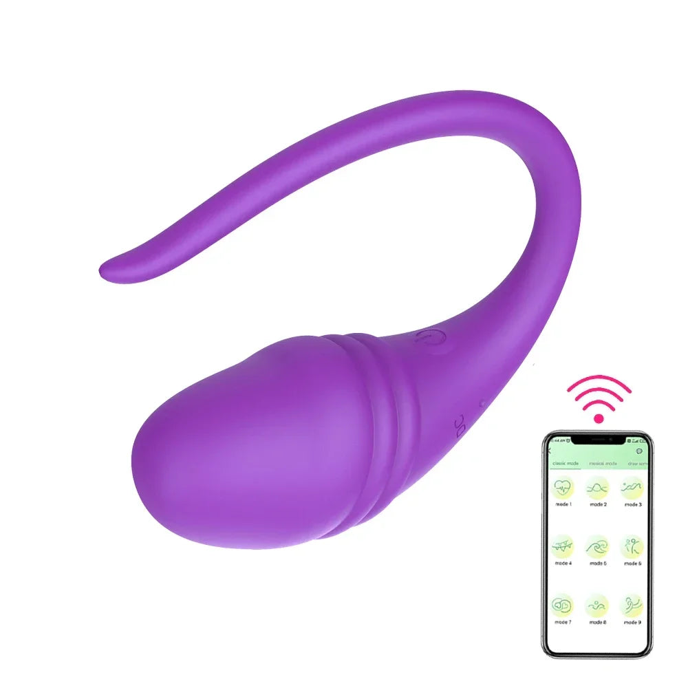 Wireless Bluetooth G Spot Dildo Vibrator for Women APP Remote Control Wear Vibrating Egg Clit Female Panties Sex Toys for Adults
