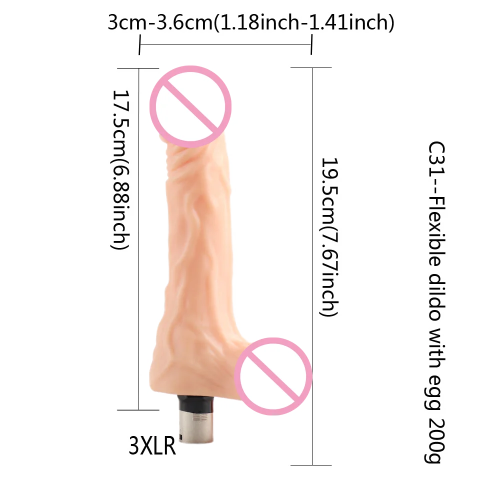 DTSUDU Entry-Level Sex Machine A2/F2/F3 Accessories 3XLR Accessories Dildos Suction Cup Sex Products For Women And Men Accessori