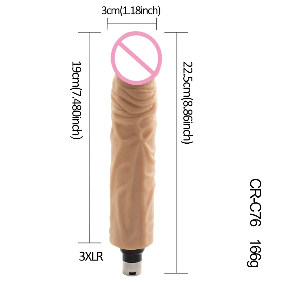 DTSUDU Entry-Level Sex Machine A2/F2/F3 Accessories 3XLR Accessories Dildos Suction Cup Sex Products For Women And Men Accessori