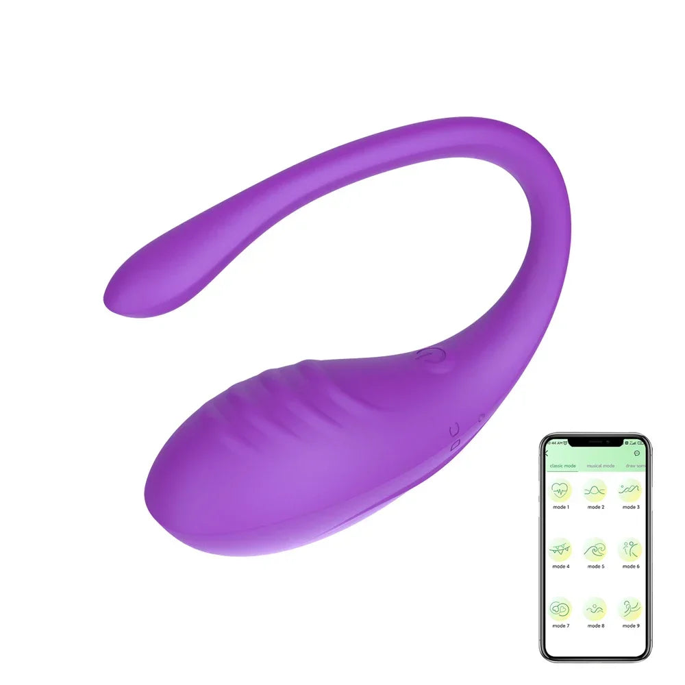 Wireless Bluetooth G Spot Dildo Vibrator for Women APP Remote Control Wear Vibrating Egg Clit Female Panties Sex Toys for Adults