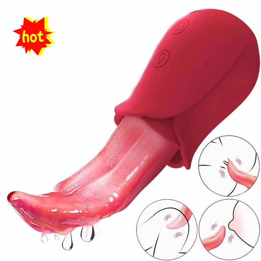 Nipple Vagina Tongue Licking Vibrator Massager Masturbation Tools Women Men Sex Toys Penetration Vagina Vibrator Adult Supplies