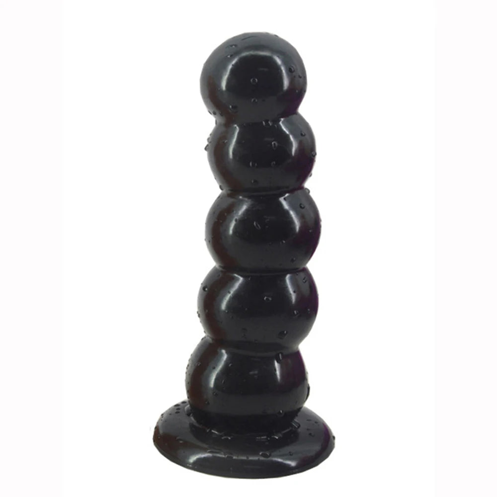 FAAK Large Anal Beads Butt Plug Black Dildo With Suction Cup Vibrators Sex Toys For Women Men Discreet Package 3 Days Delivery