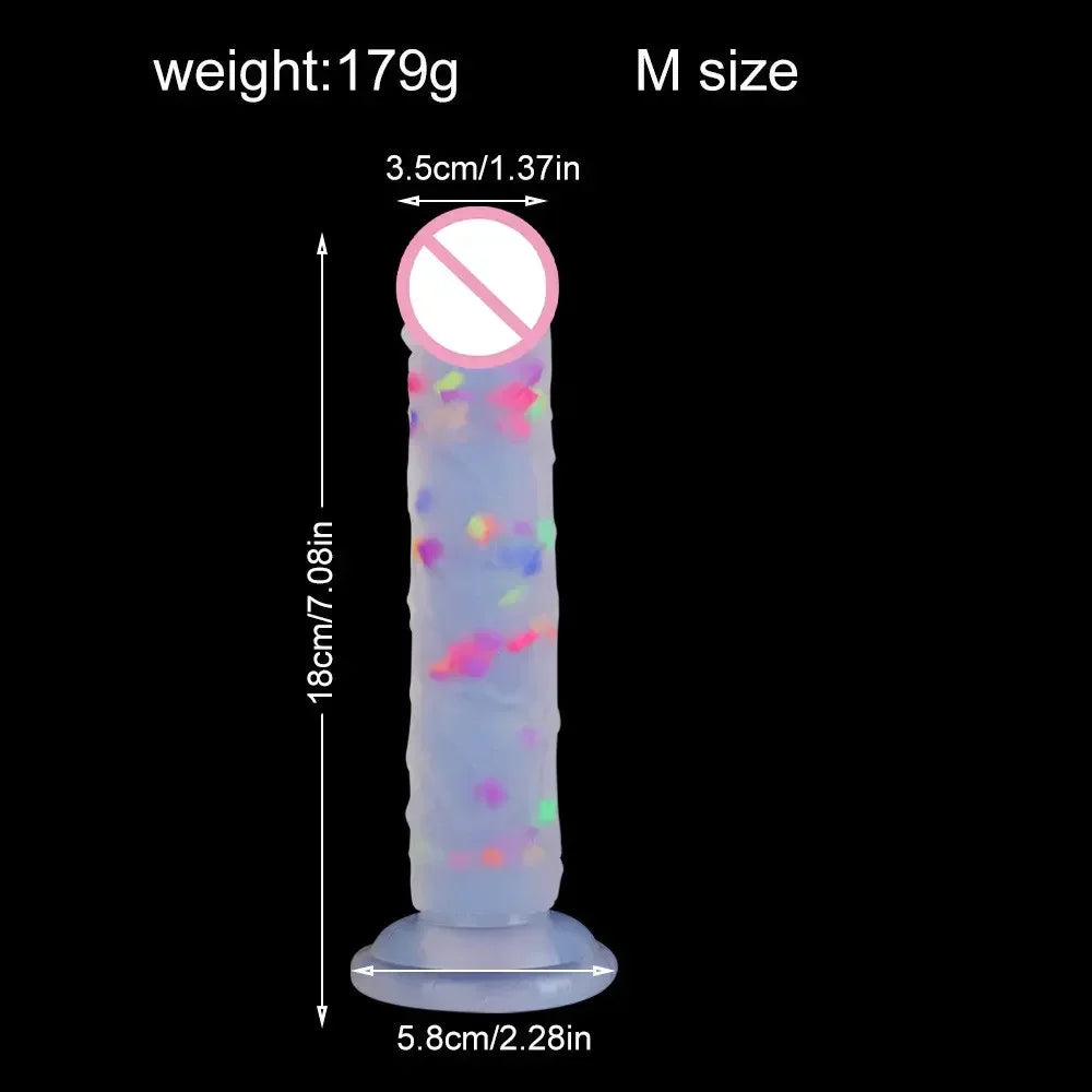 Soft Double Layer Silicone Big Dildo Realistic Fake Long Dick Penis Butt Plug Adult Sex Toys For Woman Men Vagina Anal Massager