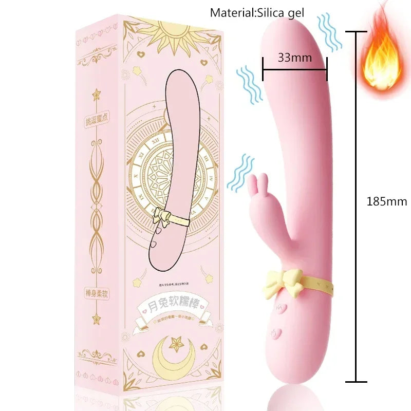 vibrator for woman sex toy Silicone Rabbit Vibrator USB Rechargeable Waterproof G-Spot Stimulating Clitoral Stimulator UYO