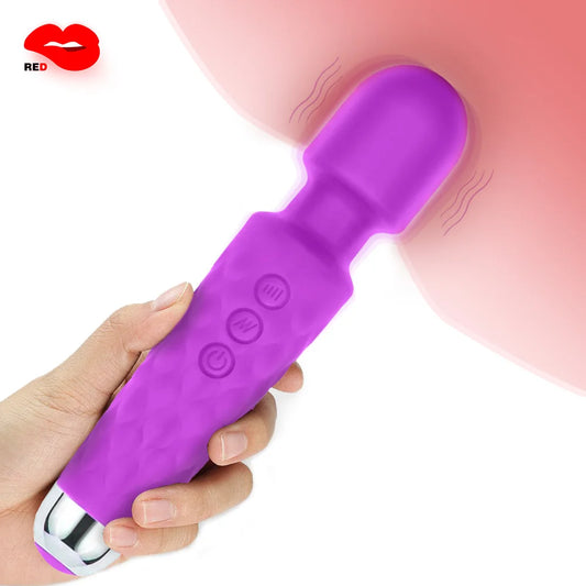 USB charge wand toys for girls vibrator for women dildo pussy vagina mastubator sex toys 18 avMassage stick adult toys supplies